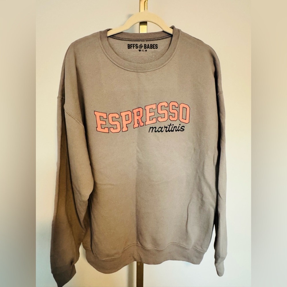 Espresso Martinis Tan Sweater